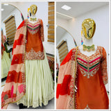 Designer Fandy Silk Top Lehenga