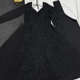 Premium Lakhnavi Georgette Anarkali Gown