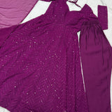 Premium Lakhnavi Georgette Anarkali Gown