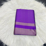Violet Art Silk Jacquard Saree