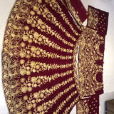 PLUS SIZE BRIDAL WEDDING LEHENGA