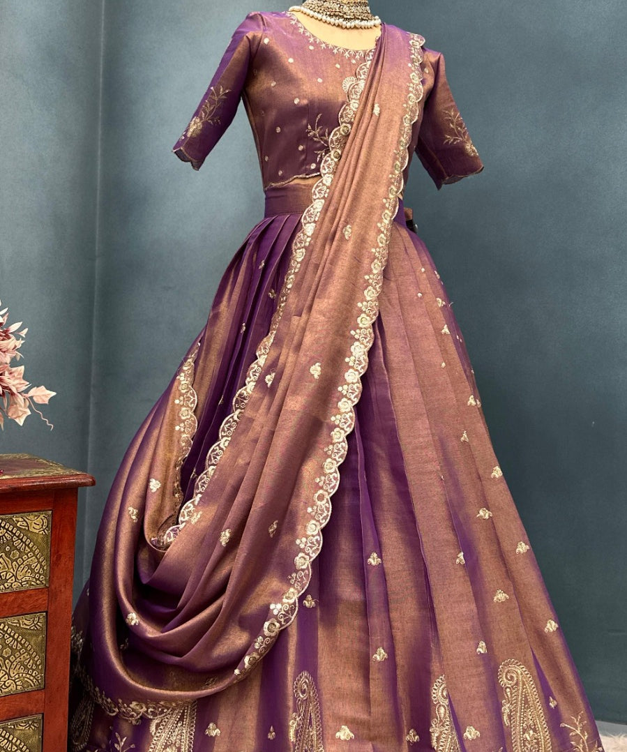 Harmonious Traditional Silk Lehenga