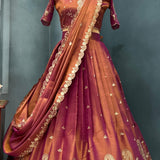 Harmonious Traditional Silk Lehenga