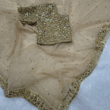 Beautiful Butterfly Net Saree