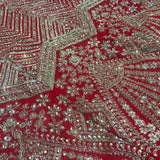 plus size bridal peacock lehenga