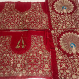 plus size bridal peacock lehenga