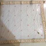 plus size bridal white  wedding lehenga