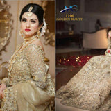 PLUS SIZE WEDDING BRIDAL  GOLD CODE LEHNGA