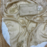 Brighter Jimmy Choo Satin Saree