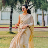 Brighter Jimmy Choo Satin Saree