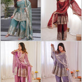 Designer Partywear Fandy Silk Suit