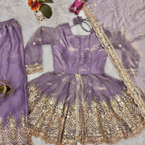 Designer Partywear Fandy Silk Suit