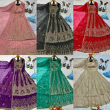 Classy Crunchy Silk Embroidered Suit