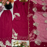 Lavish Natural Silk Suit Set