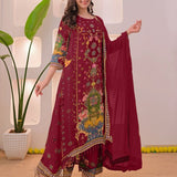 plus size noori anarkali round plaza set