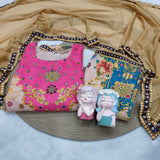 plus size noori anarkali round plaza set