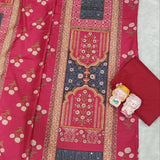 plus size straight suit with mirror work