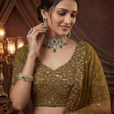 Thread work Combine Partywear lehenga choli