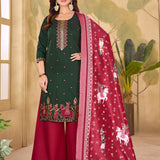 plus size utsav plazo suit