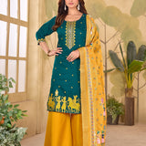 plus size utsav plazo suit