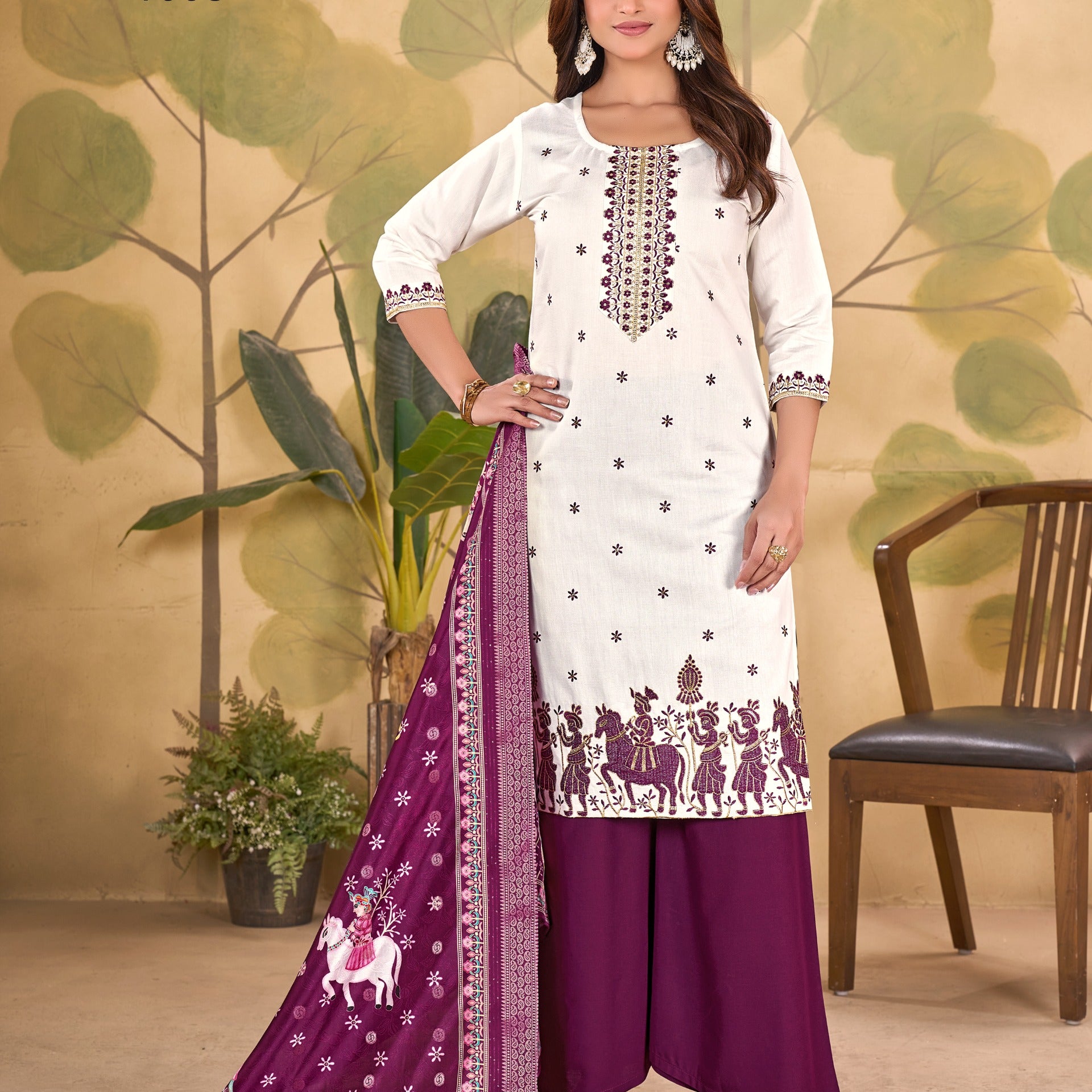 plus size utsav plazo suit