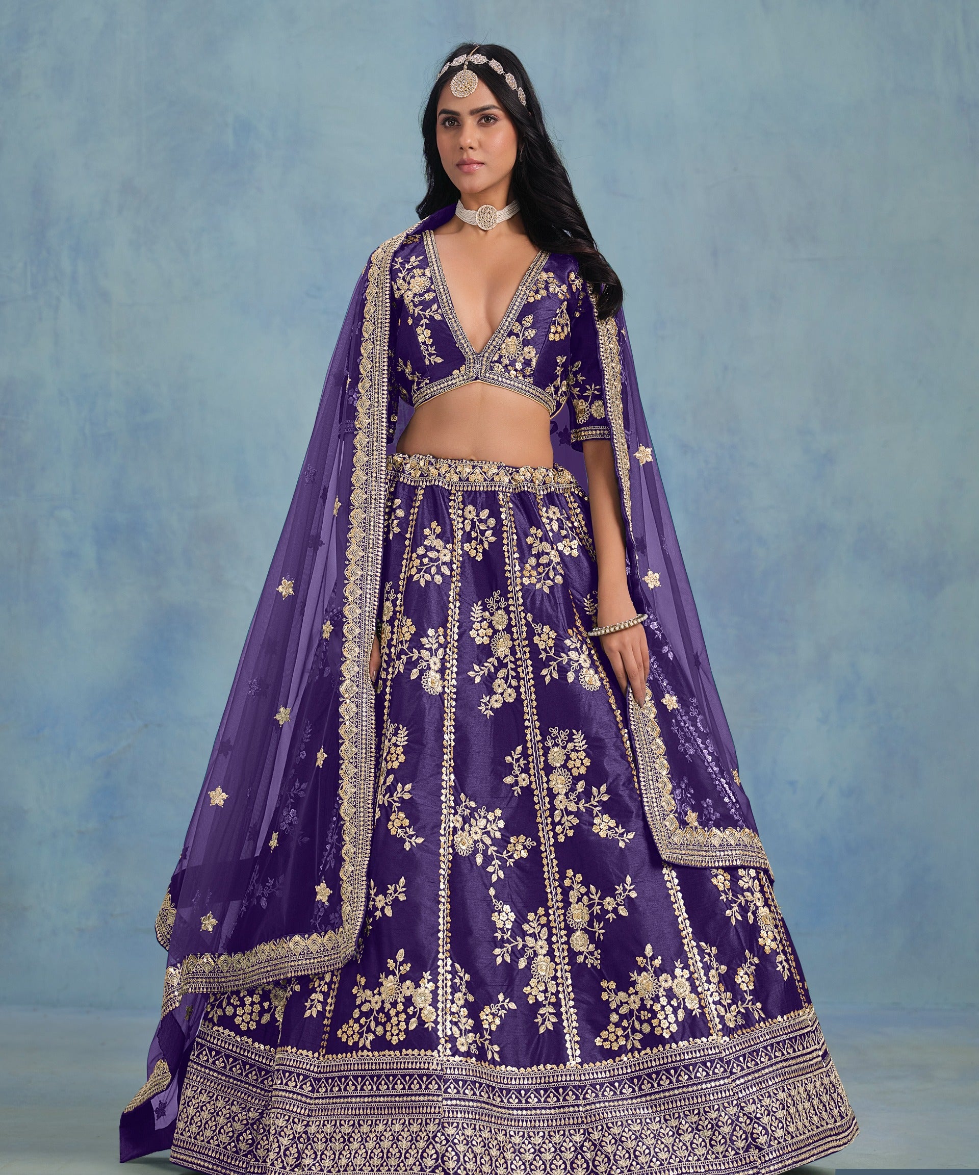 Sheilja Bridal Art Silk Lehenga