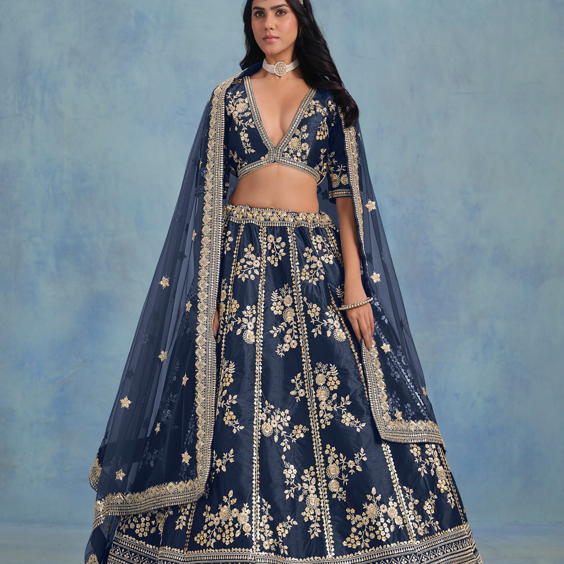 Sheilja Bridal Art Silk Lehenga