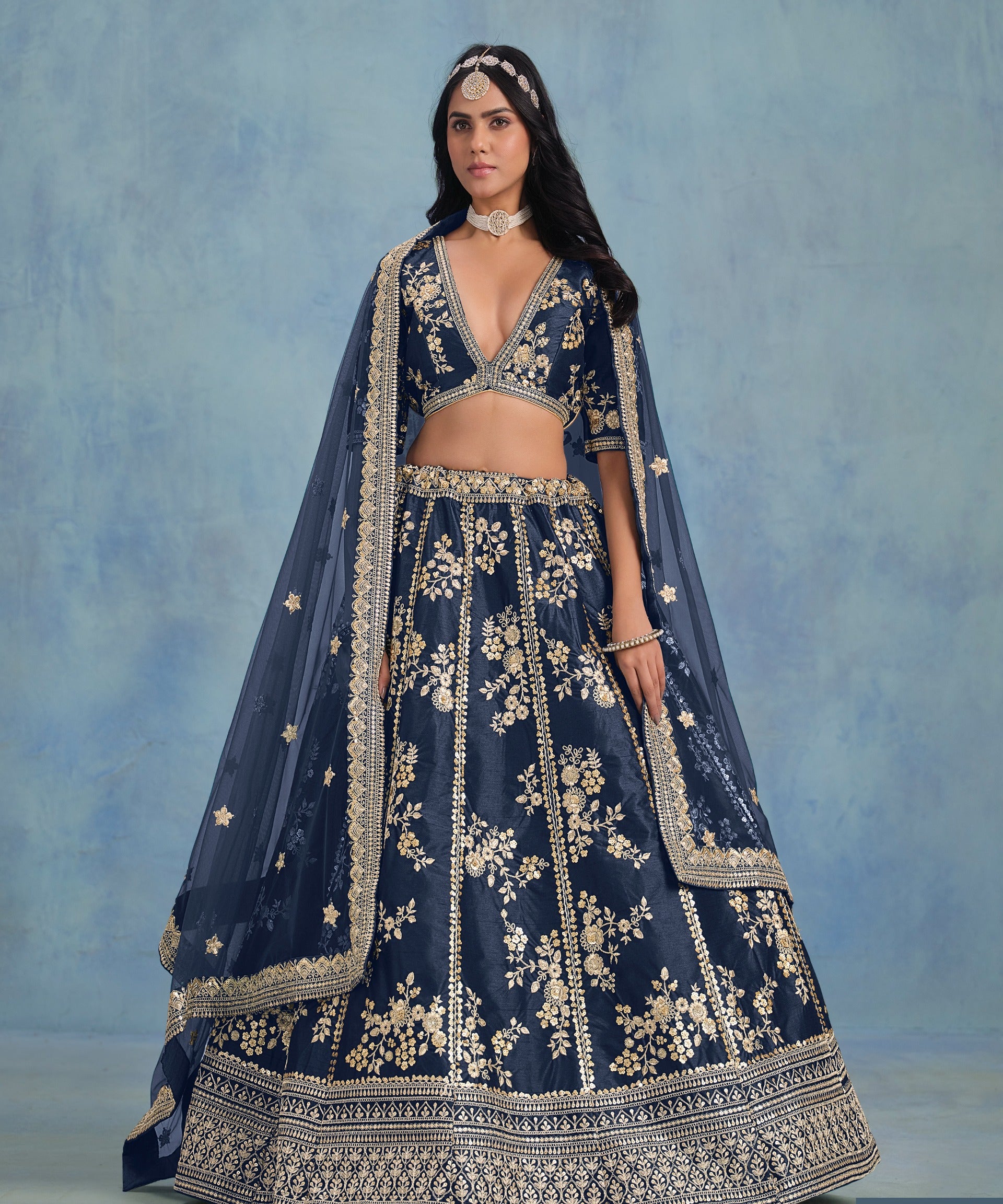 Sheilja Bridal Art Silk Lehenga