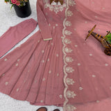 Elegant Embroidered Anarkali Suit