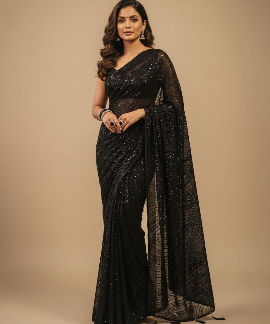 Sajna Limited Edition Sequence Saree