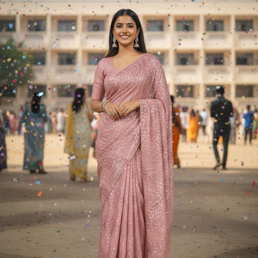 Sajna Limited Edition Sequence Saree