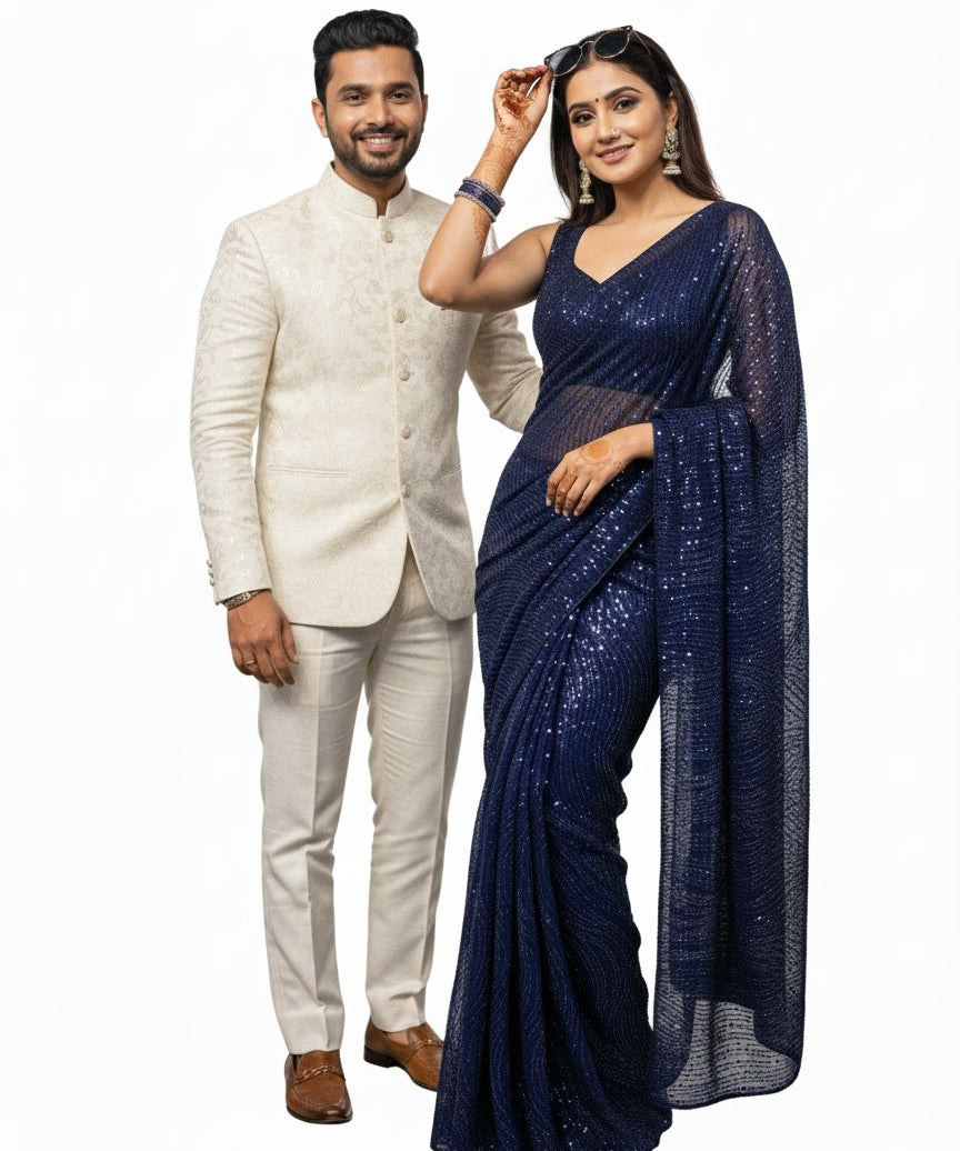 Sajna Limited Edition Sequence Saree