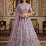 Lavish Bridal Motif Handwork Lehenga