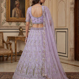 Lavish Bridal Motif Handwork Lehenga