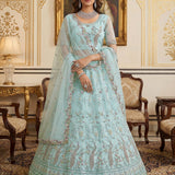 Lavish Bridal Motif Handwork Lehenga