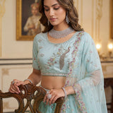 Lavish Bridal Motif Handwork Lehenga