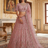 Lavish Bridal Motif Handwork Lehenga
