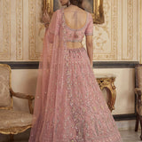 Lavish Bridal Motif Handwork Lehenga