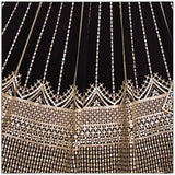 Stunning Black Embroidered Lehenga