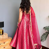 Traditional Viscose Jacquard Gown