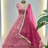 Traditional Viscose Jacquard Gown