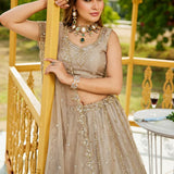 Lavis Wedding Motif Work Lehenga
