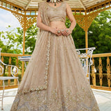 Lavis Wedding Motif Work Lehenga