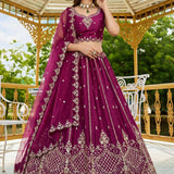 Lavis Wedding Motif Work Lehenga