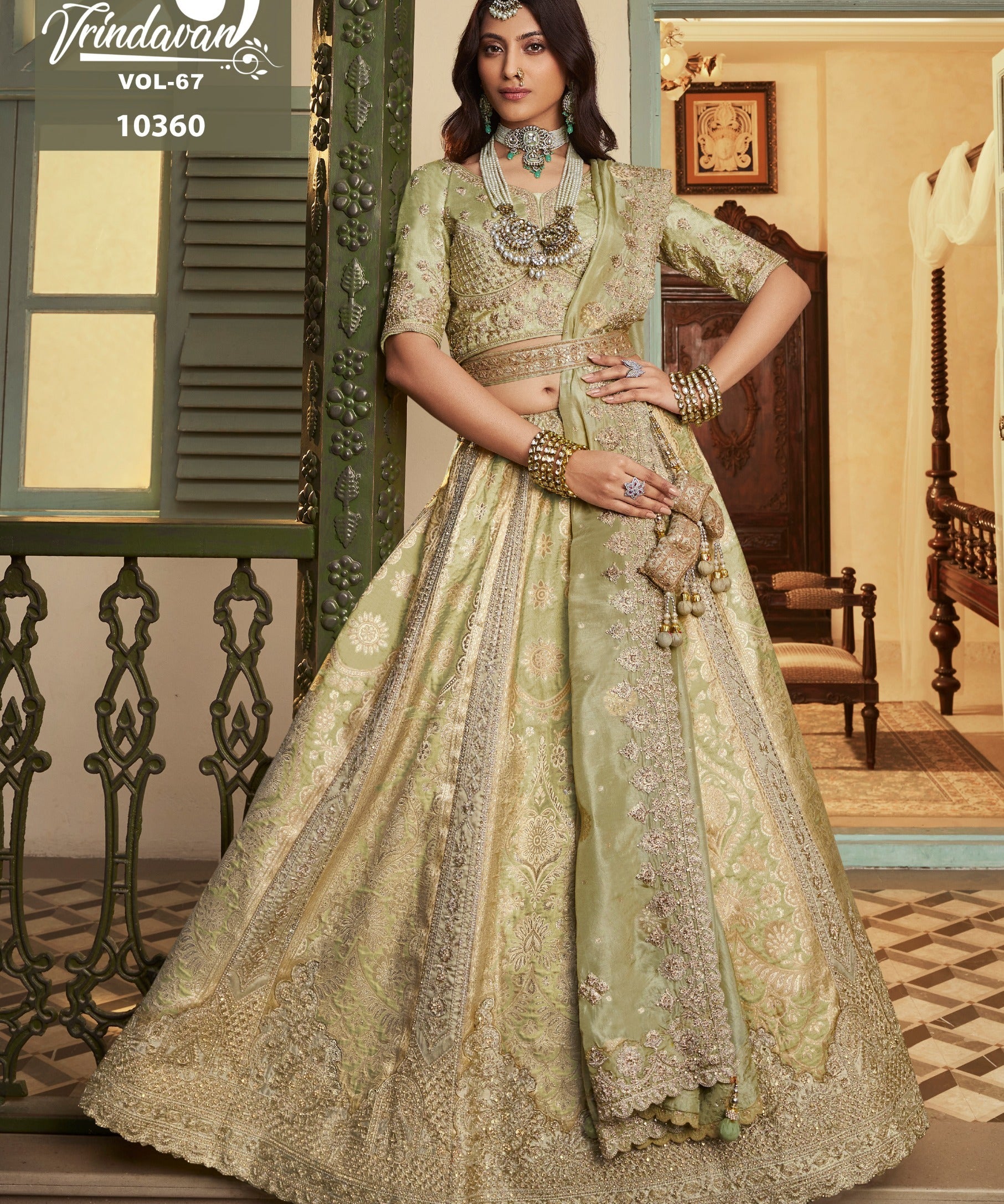 Royal Banarasi Silk Wedding Lehenga