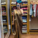 Stunning Red Ready To Wear Saree