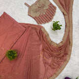 Stunning Red Ready To Wear Saree