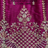 Royal Motif Hand Work Bridal Lehenga