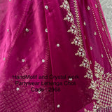 Royal Motif Hand Work Bridal Lehenga