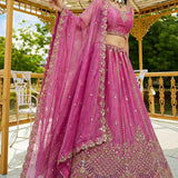 Royal Motif Hand Work Bridal Lehenga